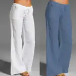 Casual Wide Leg Trousers For Women