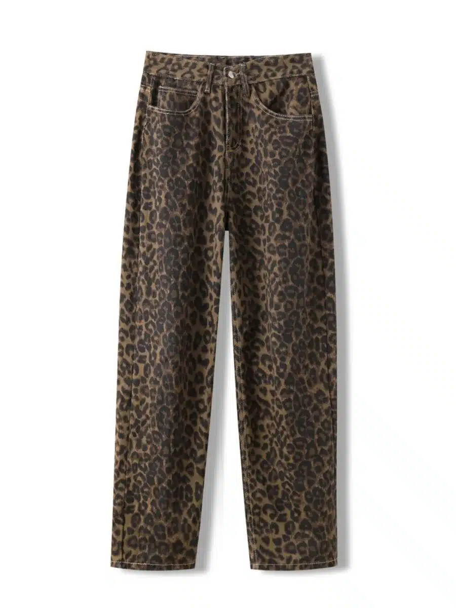 kf-S838d252c66c2456c8306f0ddf0336ce71 Leopard Print Jeans For Women - Image 1