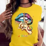 Casual Short-sleeved T-shirt For Woman - Image 4