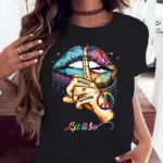 Casual Short-sleeved T-shirt For Woman