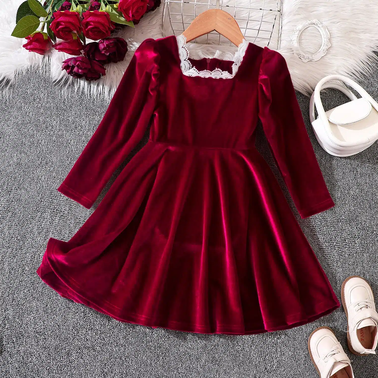 kf-S1efc6fc8415c490bbac5a98650e5dd81R New Princess Dress For Kids - Image 1
