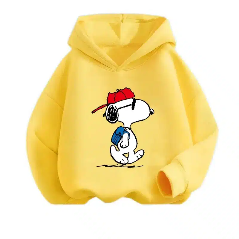 kf-S401e7ce3159b480fa16f7d1245ca0c39u Casual Snoopy Hoodie For Kids - Image 1