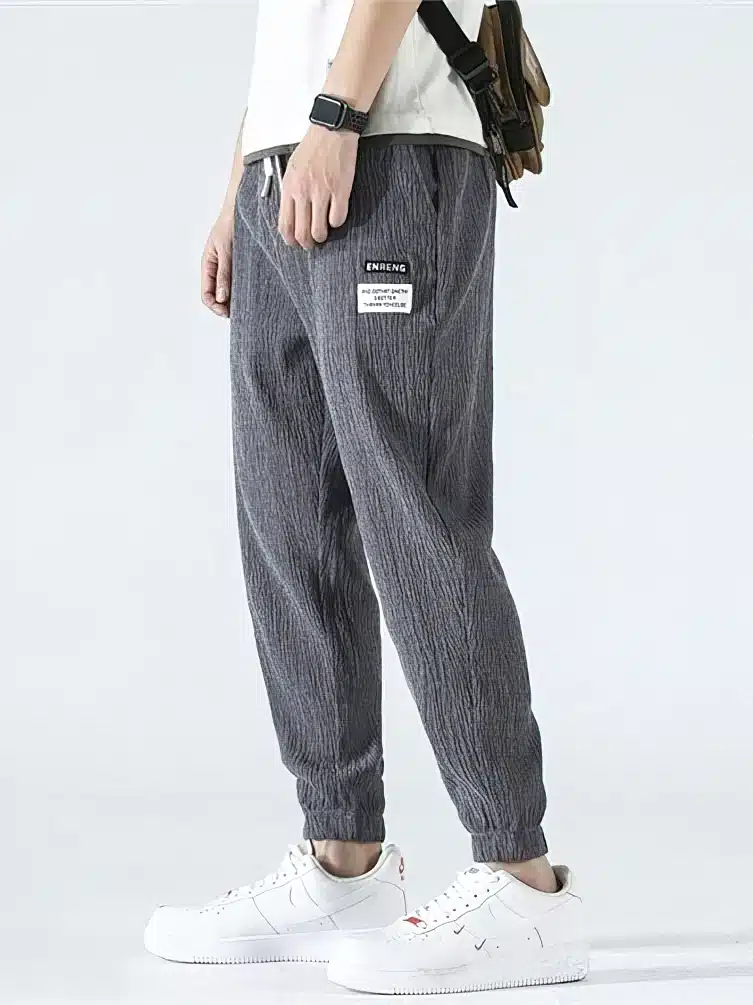 kf-S45075bafdf9f4b23bdfa07262f07c7e1Y Casual Sport Trousers For Men - Image 1