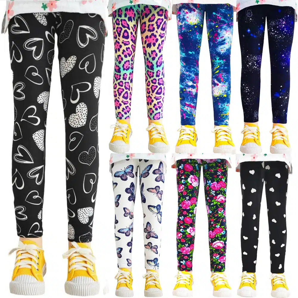 kf-S929d37cd257c429992758453f748b824b Colorful Print Leggings For Kids - Image 1
