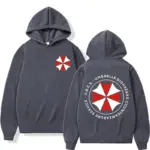 Umbrella Corporation Logo Hoodie For Men - Image 3