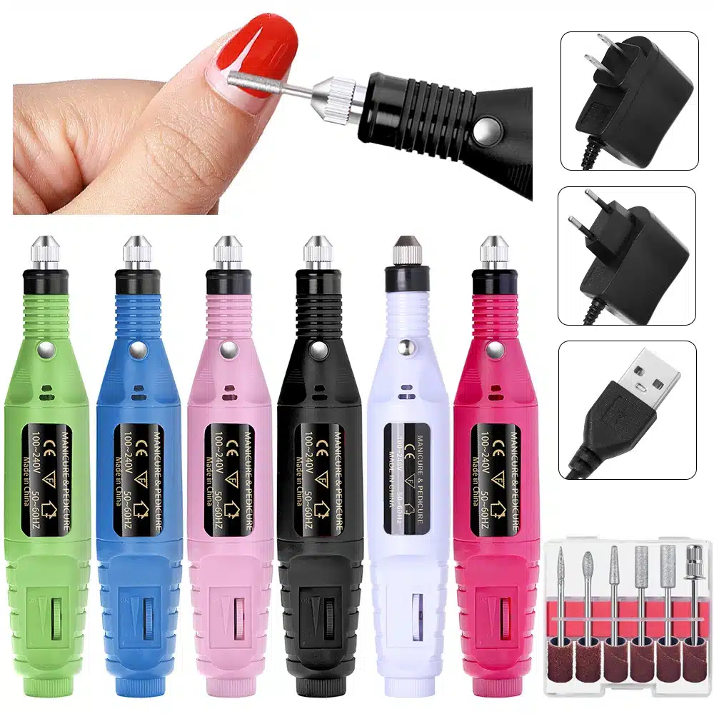 kf-Se8cd0a02b0f64aab9d2f6f47c8c12a02l Portable Professional Electric Nail Drill Machine - Image 1