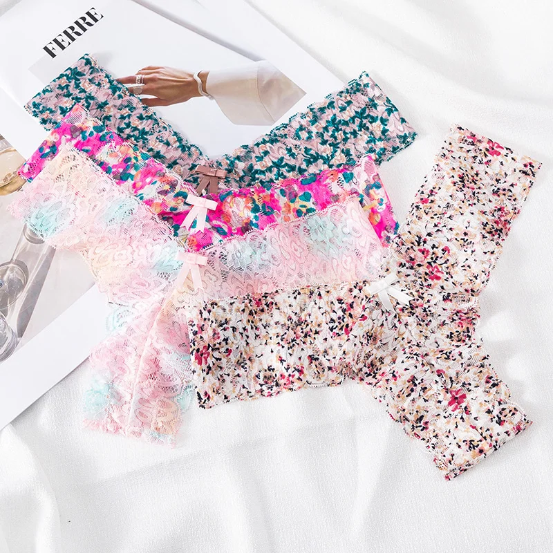 kf-S21302fdf8fab43b8a0c26a7fee4a1338B Seamless Ruffles Knickers For Women - Image 1