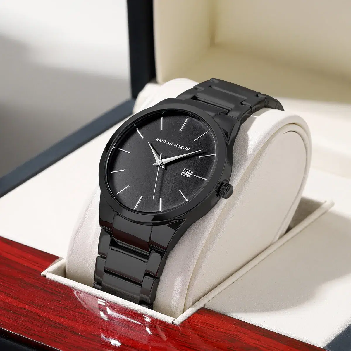kf-S79b930595e684ddbbd0c3babd4cbeb5af Luxury Stainless Steel Quartz Watch For Men - Image 1