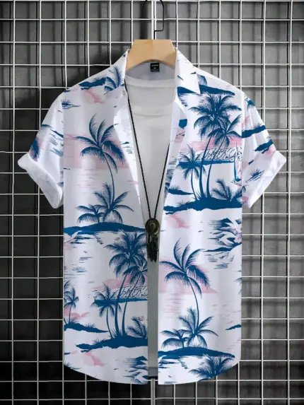 Casual Summer Short Sleeve Shirts For Men