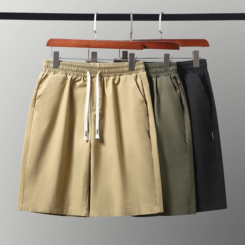 kf-S95431161382244179b1571811ca14a1cr New Cotton Loose Shorts For Men - Image 1