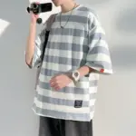 Oversized Striped T-Shirts For Men - Image 2