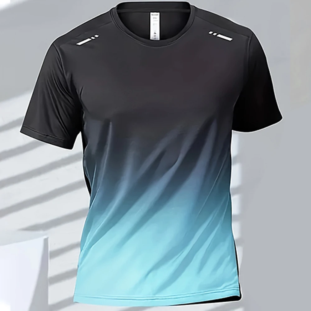 kf-Sf409b100ca27447ebe3d7b17a18a8ec9U Quick-Drying Sports T-Shirts For Men - Image 1