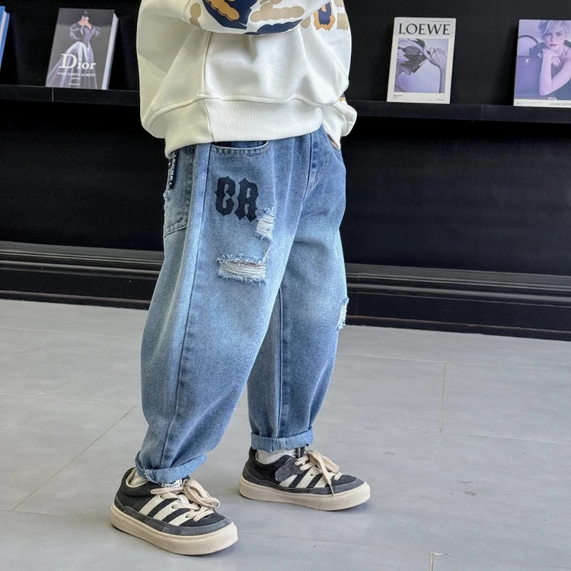 kf-S4373930ed2ba49018cbd4e86c05626924 Fashionable Denim Jeans For Boys - Image 1