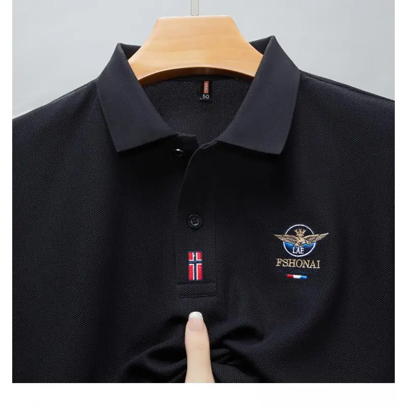 kf-S4cd8746640c942168adf775252d5dc55I Embroidered100% Pure Cotton Polo For Men - Image 1