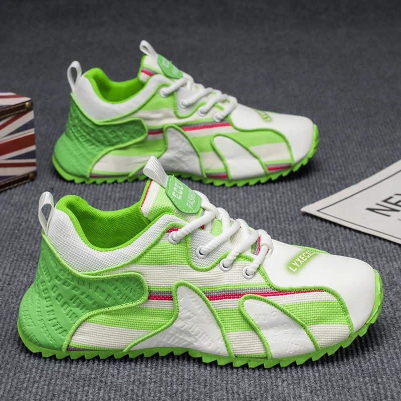 kf-S53006180afda4893b8d77963505801881 Breathable Shock Absorption Trainers For Men - Image 1