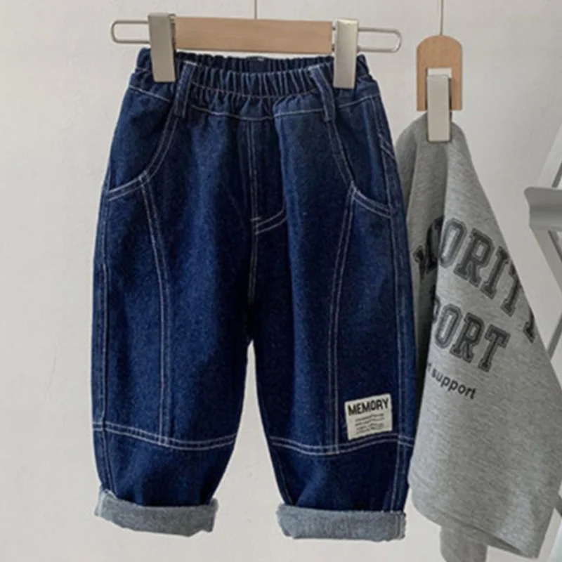 kf-S7b3d999ce65d46798c4533c789e76b54L Casual Denim Trousers For Boys - Image 1