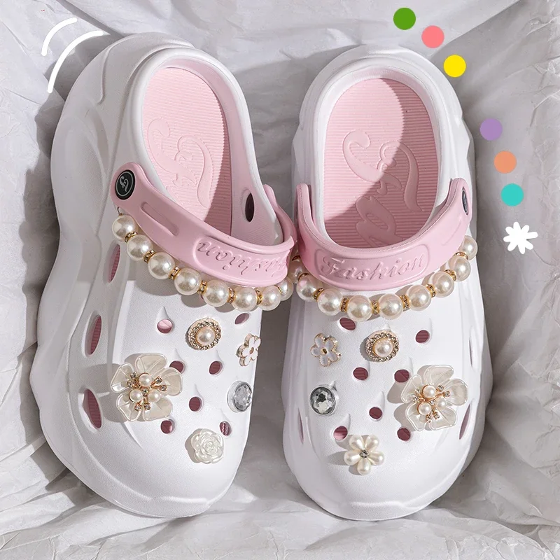 kf-Sb4a36b556941405e95e04e84d2407524z Pearl Chain Clogs For Women - Image 1