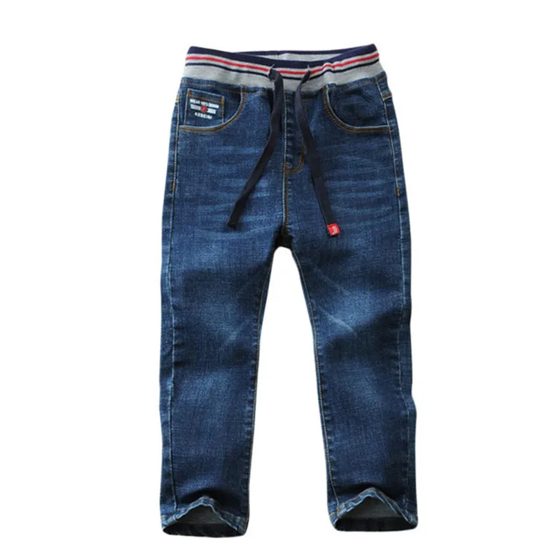 kf-Se69f4e20e98f47feaa66e83c83982245E Elastic Waist Denim Trousers For Boys - Image 1