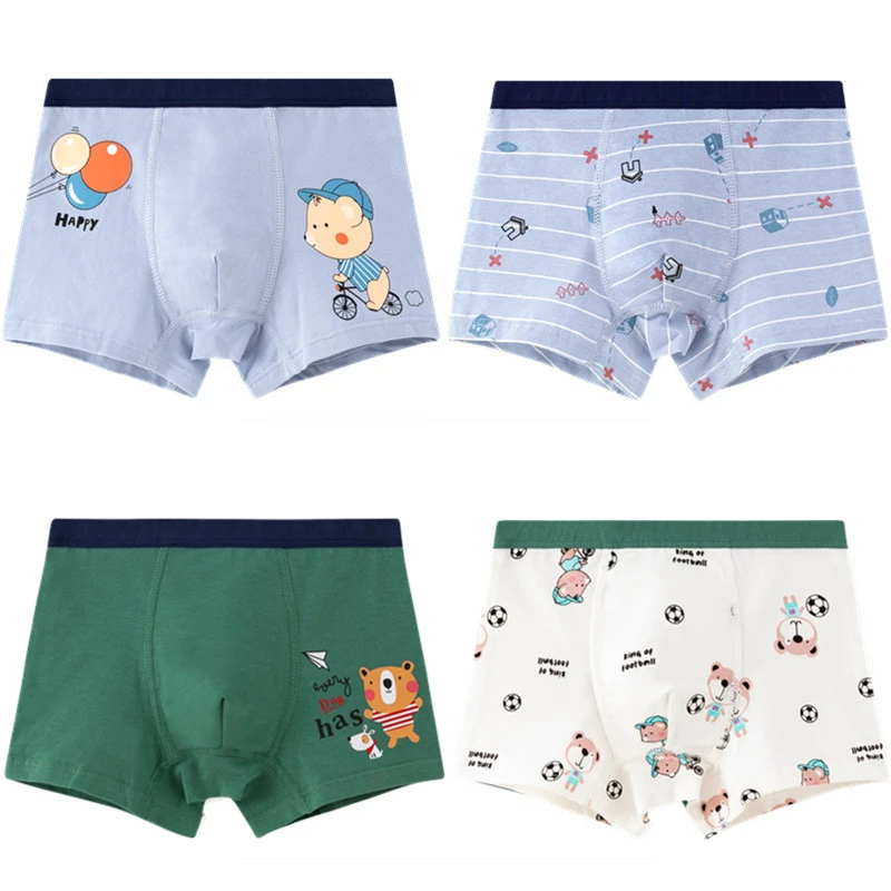 kf-Sf49fde130f2e4f8a808f5d448265a19bo Cartoon Underwear Set For Boys - Image 1