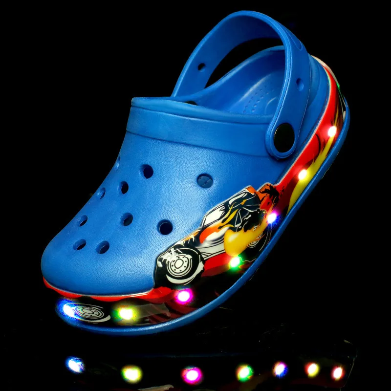 kf-Sf8fb182f27ad400eaedbd20790a2d5966 LED Light Clogs For Boys - Image 1