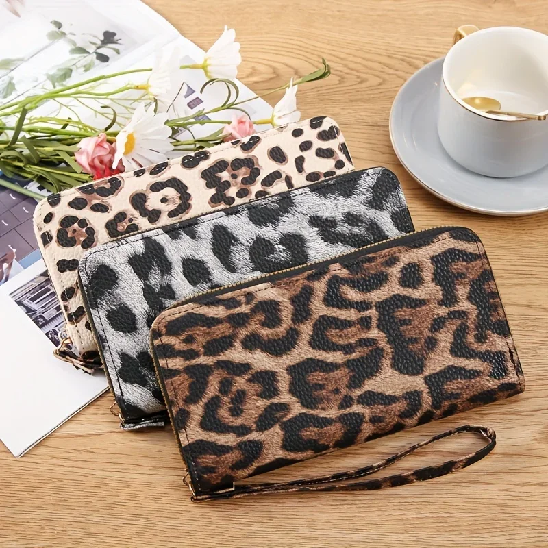 kf-Sd98cf29b7f83481cb6a20afadee5353dN Leopard Long Wallets For Women - Image 1