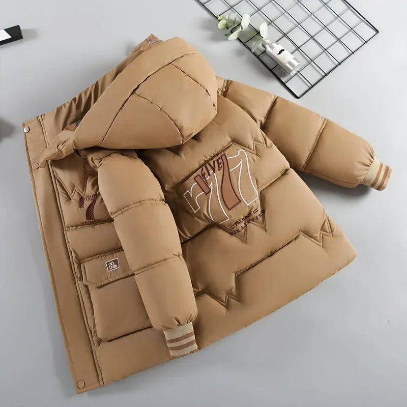 kf-S18f00101d7de4fb9b3b1c1733bce5cbed Winter Hooded Parkas For Boys - Image 1