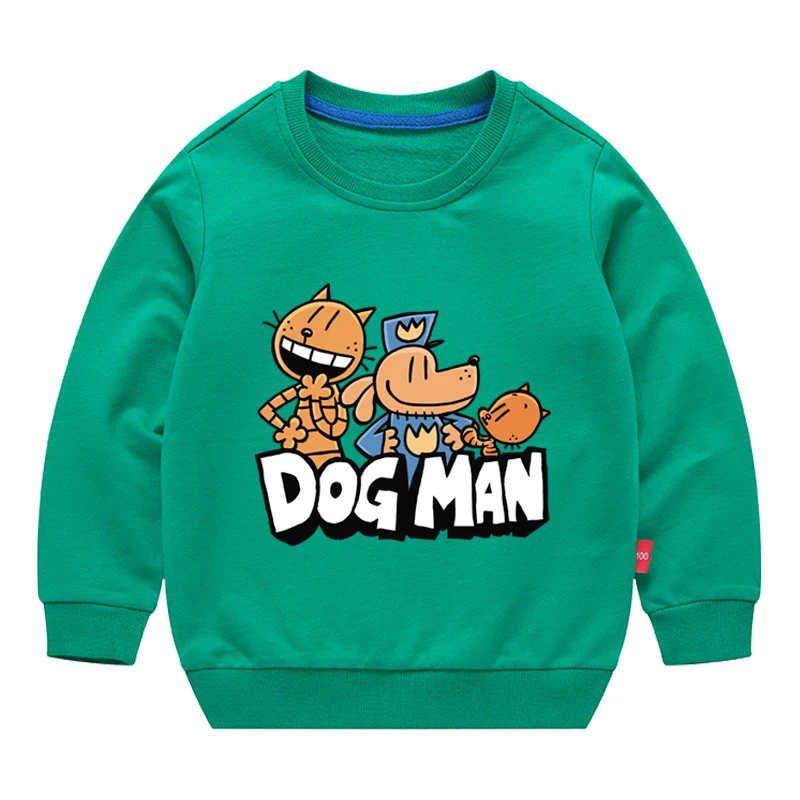 kf-S4feb56ba0ecf4183bd8d8f72188021da0 Cotton Dog Man Cartoon Sweatshirts For Boys - Image 1