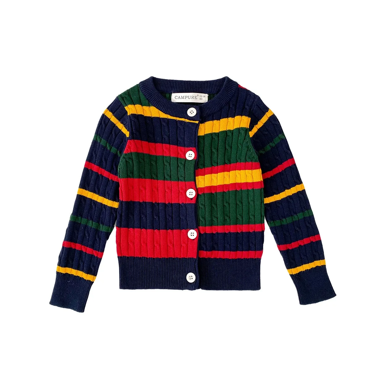 kf-S71fa76614c2a4528a9b8fcc64da05b9df Knitted Cotton Cardigans For Kids - Image 1