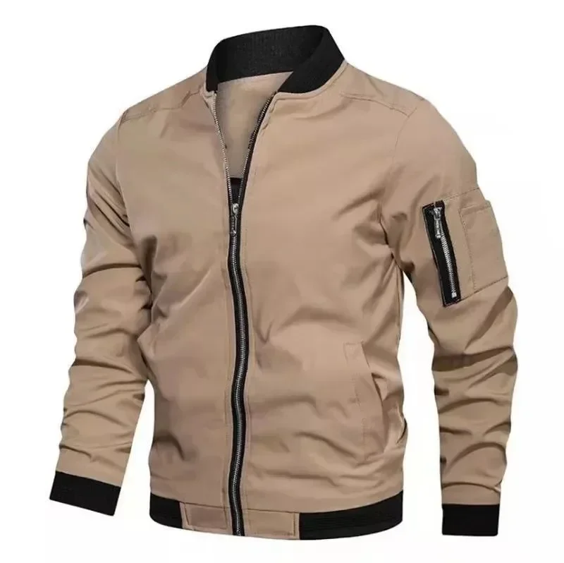 kf-S907270d4a04d4741a9f7888adea25c4aq New Windproof Zipper Jackets For Men - Image 1