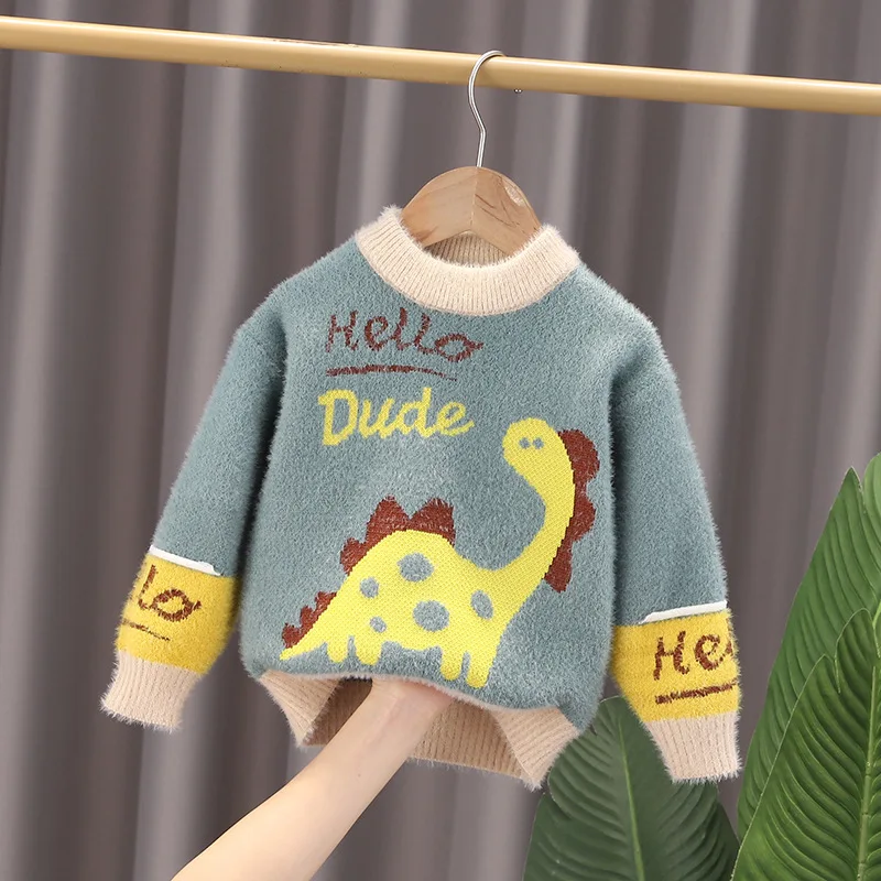 kf-Sdb7b79b266084221ad5eda3f395d133eb New Dinosaur Sweaters For Boys - Image 1