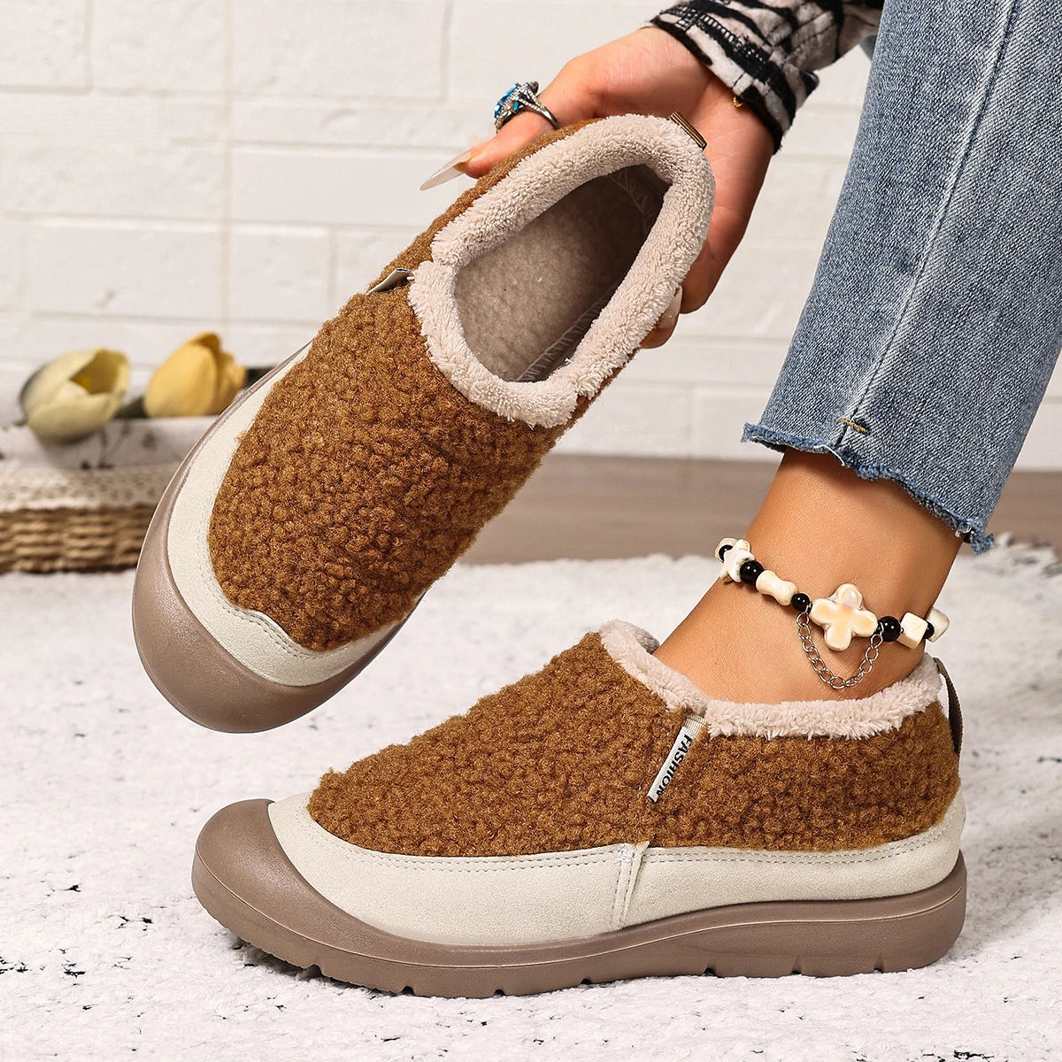 kf-Se07e8554cc084742ab1138a4cfc5f9caE Casual Anti-Slip Boots For Women - Image 1