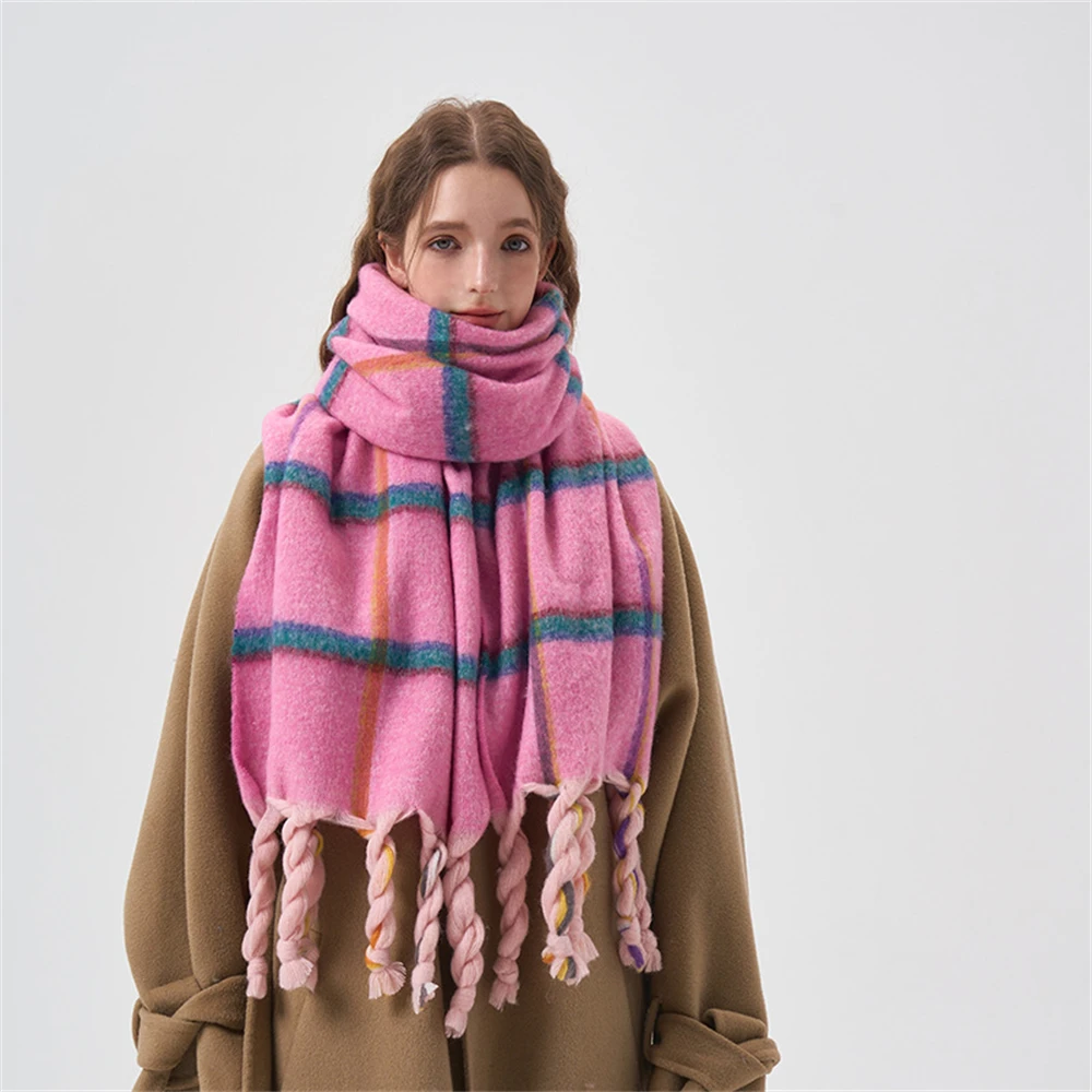 kf-S96bb039be54443e980914fc0bc7e2acfg New Knotted Winter Scarves For Women - Image 1